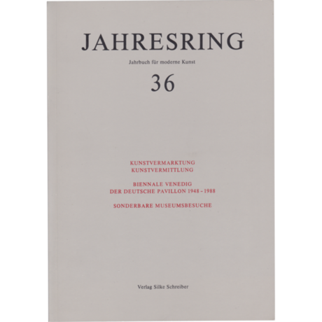 Kunstvermarktung, Kunstvermittlung Jahresring #36 © Kulturkreis/Verlag Silke Schreiber
